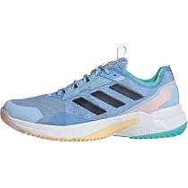adidas Tênis feminino Crazyflight 6 Indoor, Azul/azul marinho/azul